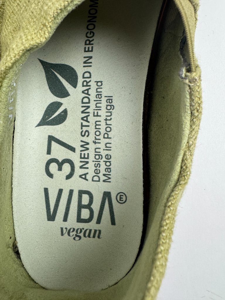 Vibae Zuma Linen Sagebrush Green Handmade Slip - On Sz 7 ( Eu37) — image 2 of 8